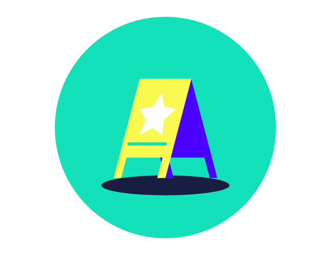 Nordic insurance event sponsorship icon - branding